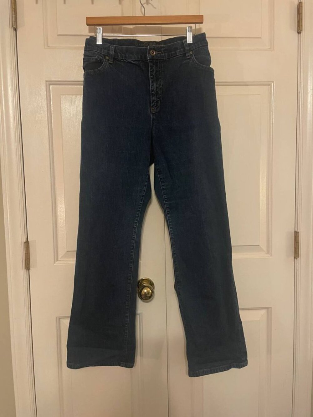 Lauren Jeans Co. 20W Classic Straight Jeans | Versatile Dark Wash Denim premium
